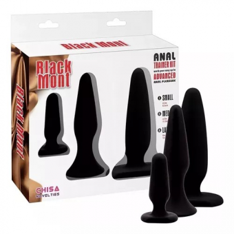 SEXSHOP69..WPP: 950319453-- TRIO DE PLUG NEGROS--PAITA
