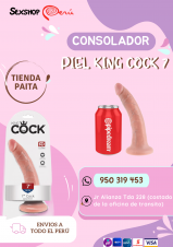 SEXSHOP 69..WPP: 950319453--PAITA -- PIEL KING COCK 7---- CONSOLADOR