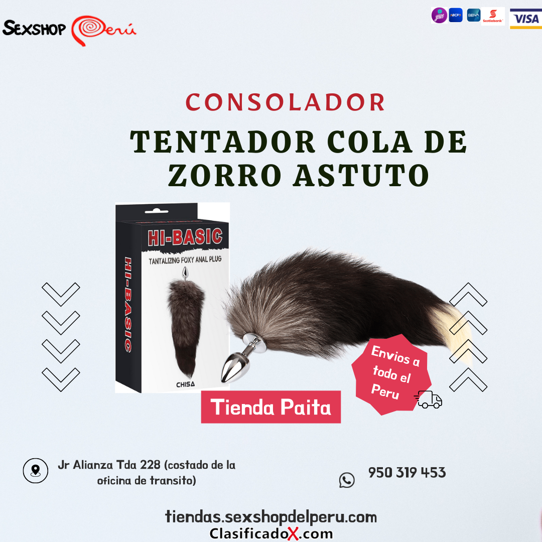SESXSHOP69..WPP:950319453-- PLUG ZORRO ASTUTO-- PAITA