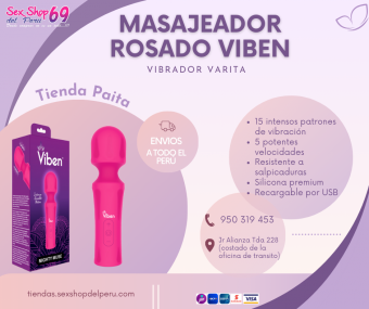 SEXSHOP69..WPP: 950319453-- VARITA VIBEN .. MINI -- ROSADA