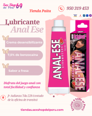 SEXSHOP69--LUBRICANTES..PAITA .. LO MEJOR DEL SEXO ANAL, ,,,, DESENSIBILIZANTE