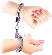 SEXSHOP69..WPP: 950319453--PAITA -- CUFFS ROSADO--- ESPOSAS..CON PERLAS