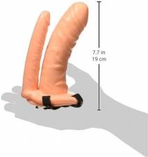 FUNDA Fetish Fantasy Series - Correa hueca de doble penetrador