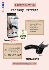 SEXSHOP69..WPP: 950319453..PAITA -- HOLLOW STRAP ON-... NEGRO
