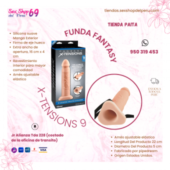 SEXSHOP69..WPP: 9503197453--PAITA -- FUNDA -- 9¨-- EXTENSION