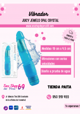 SEXSHOP69_WPP: 950319453--PAITA .---OPAL - VIBRADOR A PILA