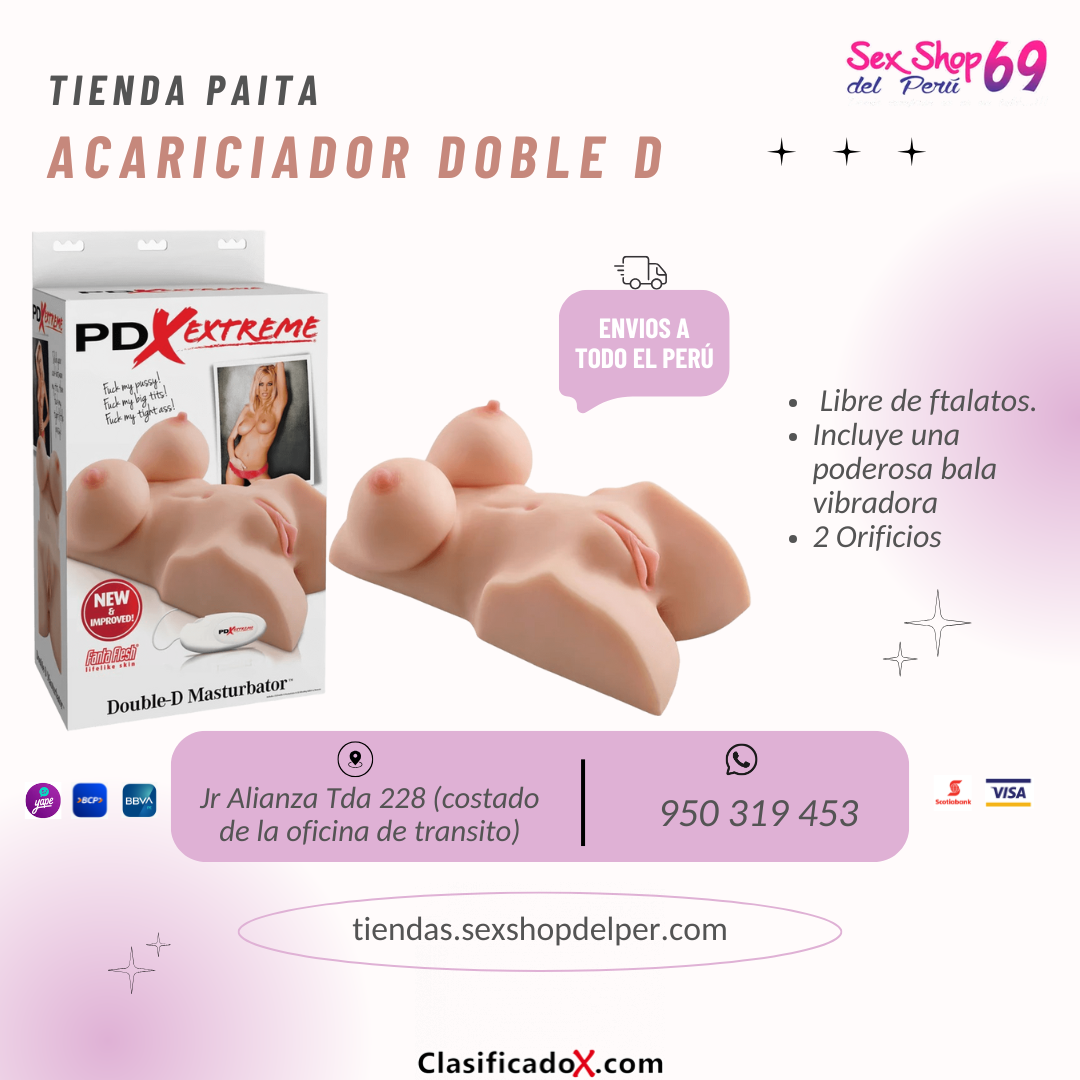SEXSHOP69,...WPP: 950319453--PAITA -- ACARICIADOR .. CON VIBRACION... DOBLE D