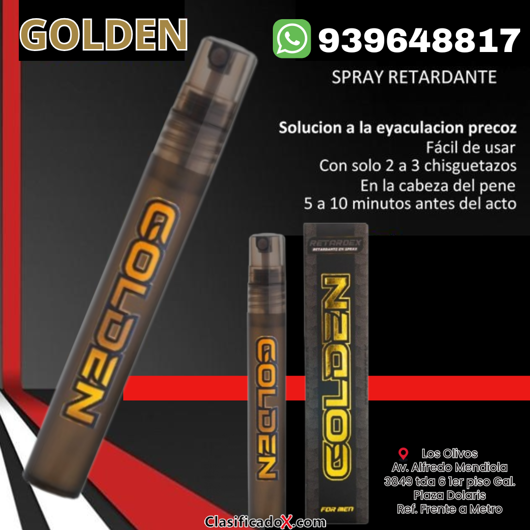 Mas Duración con Spray Retardante GOLDEN