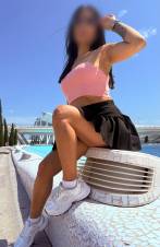 VIOLETTA JOVEN DELGADA ELEGANTE PACK HORAS SALIDAS