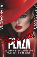 PLAZA DISPONIBLE EN TARRAGONA
