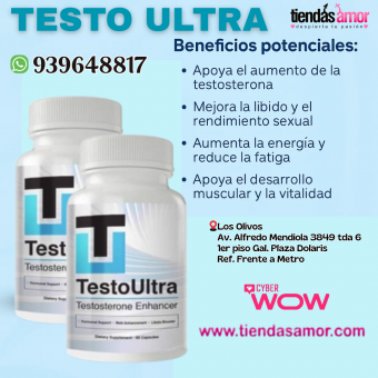 Testo Ultra Blanco 60 Cápsulas Maximizar la construcción muscular