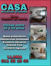 SE ALQUILAN HABITACIONES BIEN UBICADAS PARA CHICAS QUE QUIERAN TRABAJAR