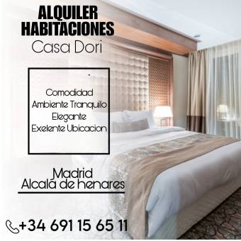 ALQUILES DE HABITACIONES ALCALA DE HENARES