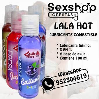 LUBRICANTES COMESTIBLES - ACEITE PARA MASAJES EN SEXSHOP OFERTAS