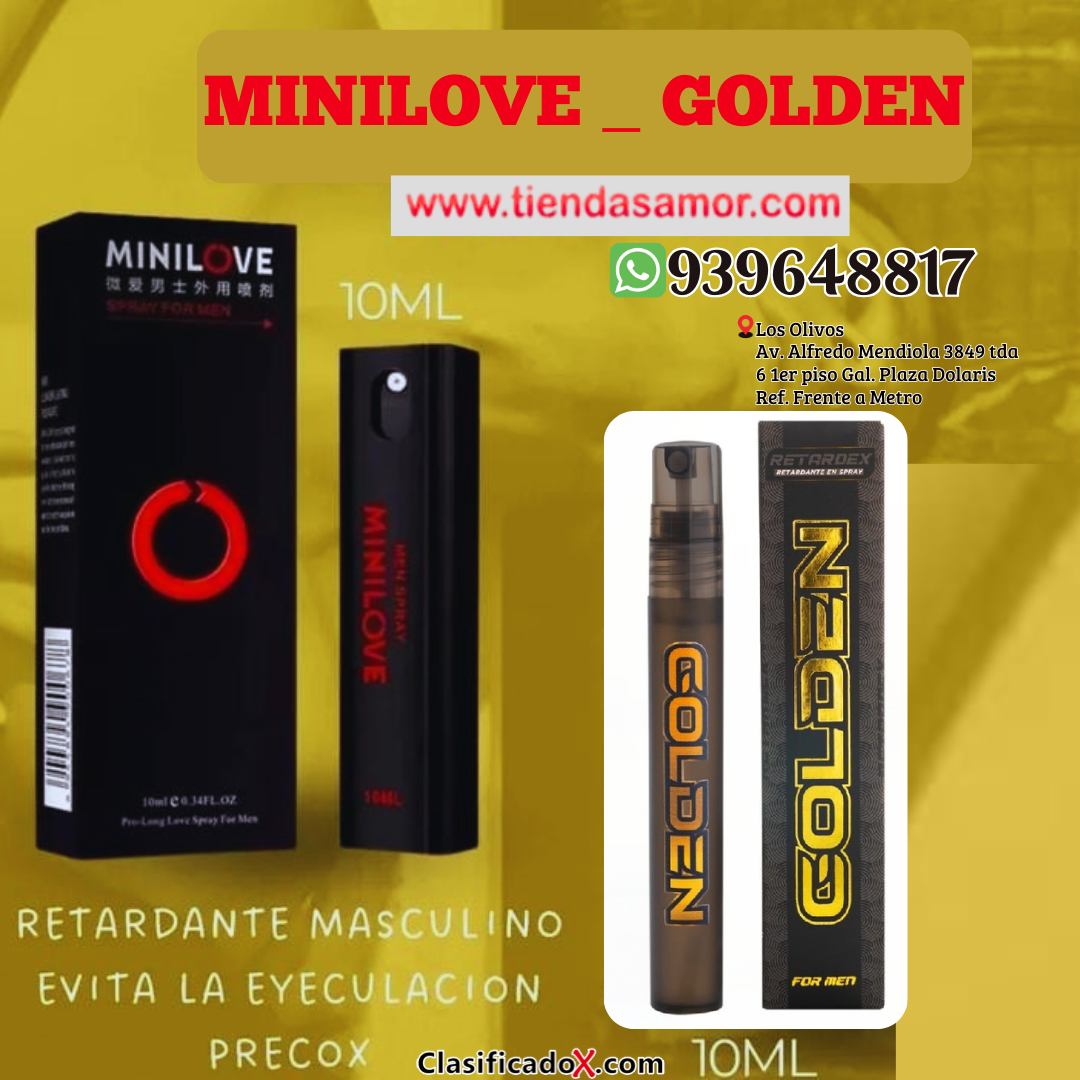 Minilove spray retardante de 10ml para hombres