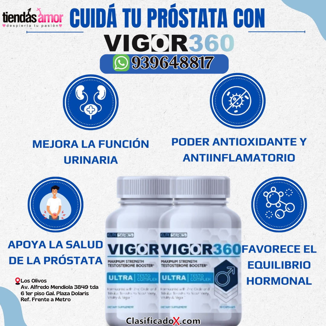 Mayor energía y vitalidad para mejorar el desempeño diario Con VIGOR 360