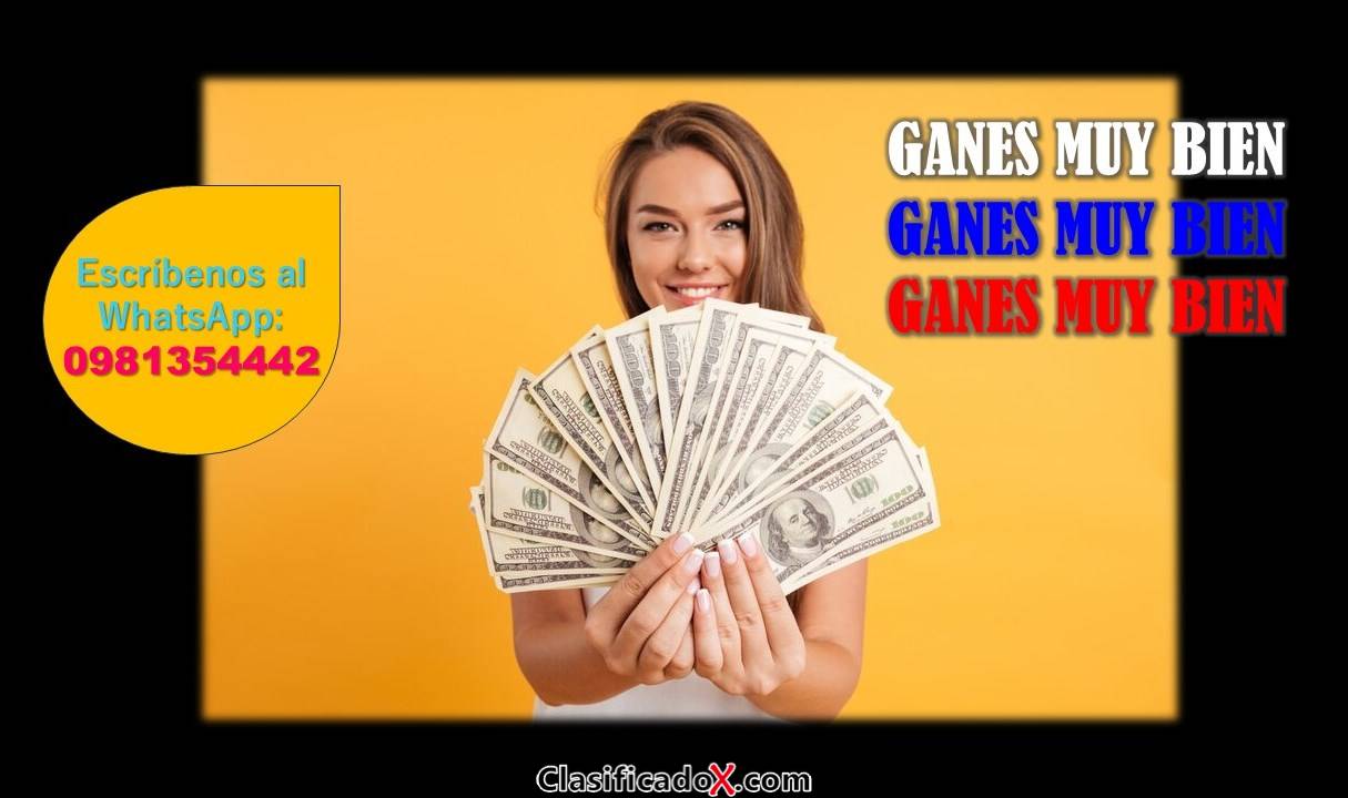 ¿ERES UNA CHICA JOVEN Y BONITA QUE BUSCA INGRESOS EXTRAS?