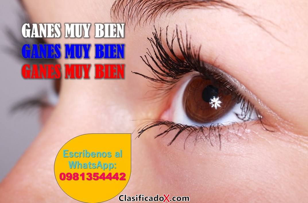 Trabaja Con Elegancia, Libertad Y Pagos Inmediatos