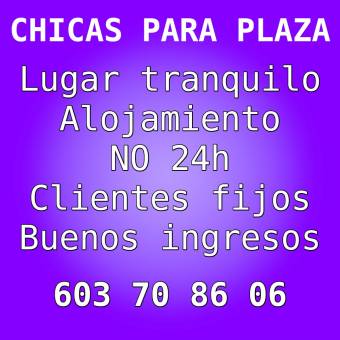 PLAZA con CLIENTES busca CHICAS