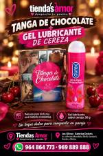 Tanga comestible de chocolate mas un lubricante Cereza