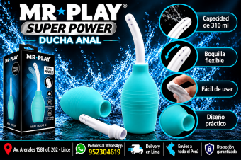 MR PLAY DUCHA ANAL 310 ML EN SEXSHOP LINCE