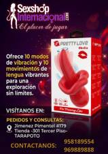 VIBRADOR CON ALTA POTENCIA DE PLACER SIMULADOR DE LENGUA EN SEXSHOP 958189554