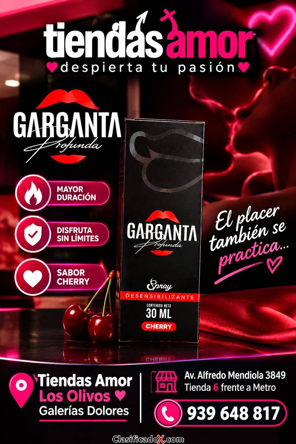 Gel de garganta profunda Spray
