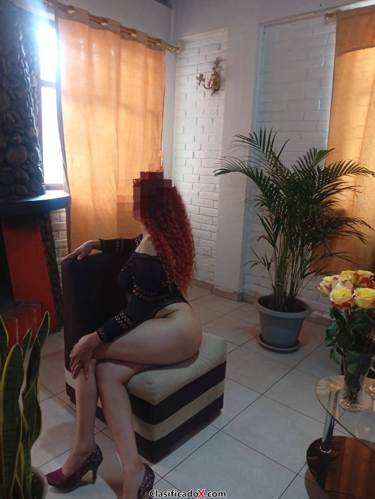 QUITEÑA RIZADA PELI ROJA , ACUERPADITA ME GUSTA RICO EN 4 PAPI!!