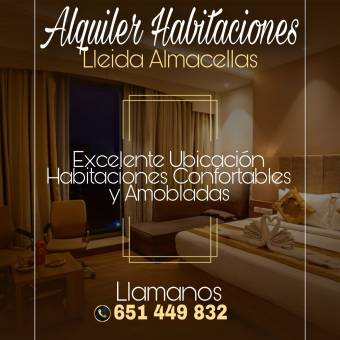 EN ALMACELLES  ALQUILER DE HABITACIONES