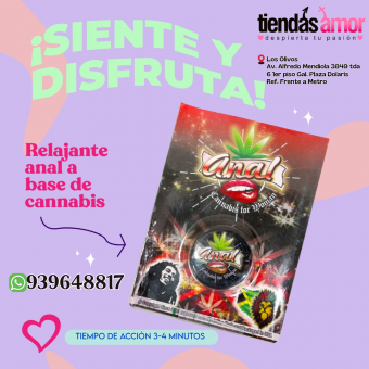 Dilatador Anal Con Esencia De Cannabis