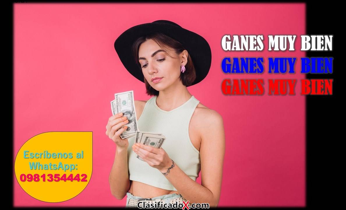 BUSCAMOS CHICAS BONITAS Y SERIAS QUE DESEAN MEJORAR SU ECONOMÍA