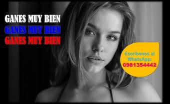 AGENCIA DE PRESTIGIO ES BUENOS INGRESOS CON SEGURIDAD, DISCRECIÓN Y CONSIDERACIÓN