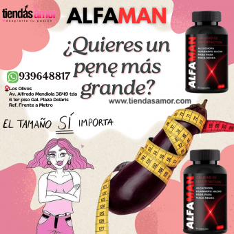 AlfaMan actúan sobre el sistema vascular del pene, que durante la estimulación actúa como una bomba que aumenta su volumen