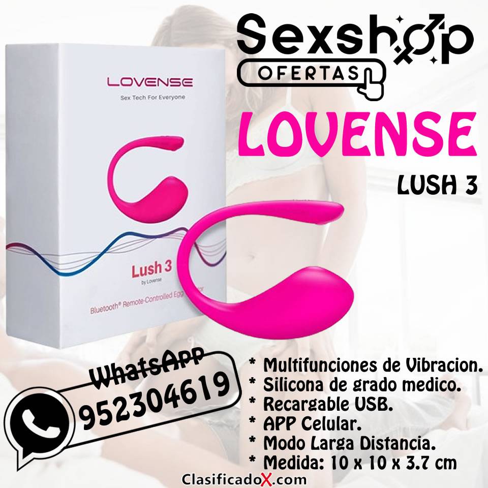 LOVENSE LUSH 3 – VIBRADOR A DISTANCIA CON APP EN SEXSHOP LINCE 952304619