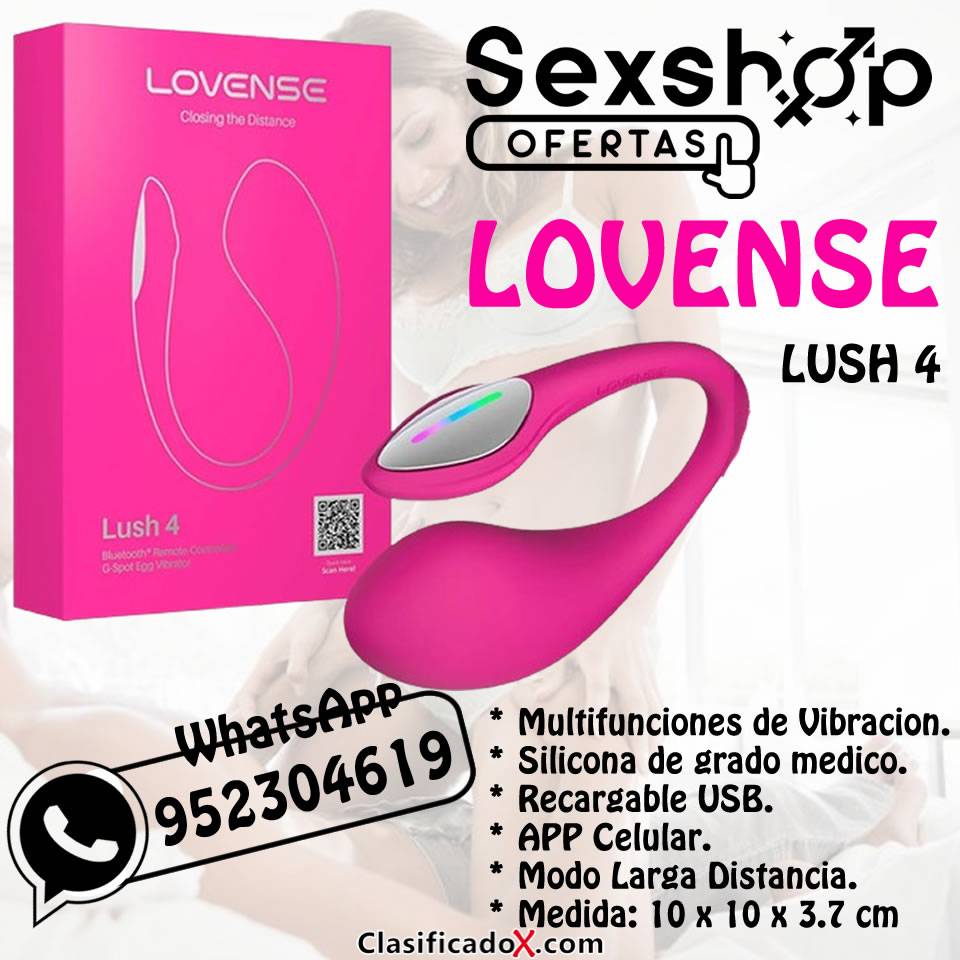 LOVENSE LUSH 4 – VIBRADOR A DISTANCIA CON APP EN SEXSHOP LINCE 952304619