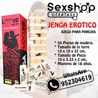 JENGA EROTICO – JUEGO PARA PAREJAS EN SEXSHOP LINCE