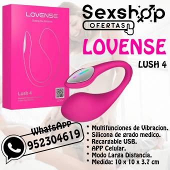 LOVENSE LUSH 4 – VIBRADOR A DISTANCIA CON APP EN SEXSHOP LINCE 952304619