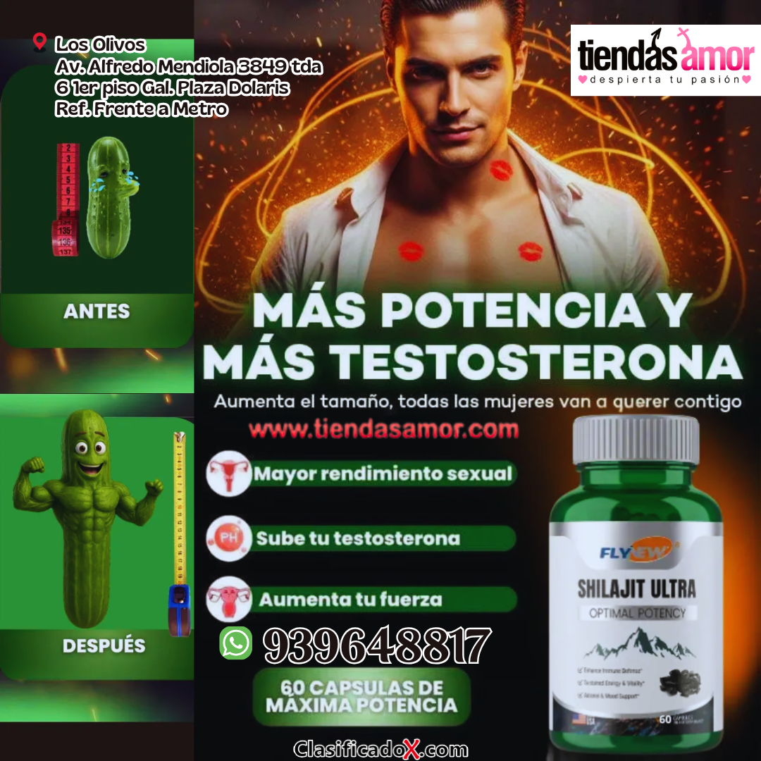 Shilajit Ultra Mayor Energia Enfoque Concentración