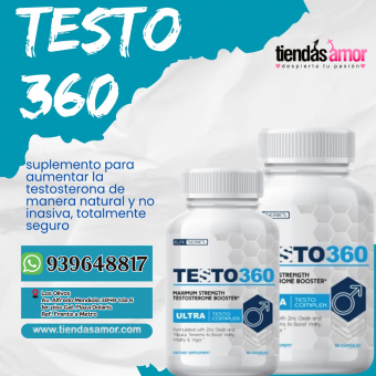 Testo360 aumenta tu testosterona de manera eficaz