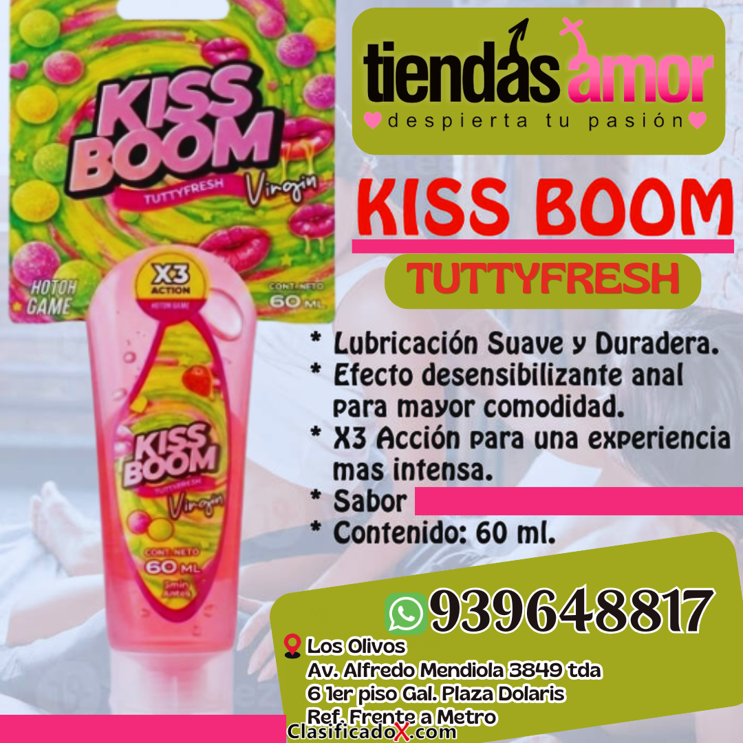 KISS BOOM – LUBRICANTE ANAL DESENSIBILIZANTE