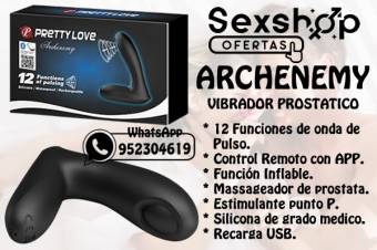 PRETTY LOVE ARCHENEMY VIBRATING PROSTATE MASSAGER EN SEXSHOP LINCE