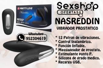 NASREDDIN VIBRATING PROSTATE MASSAGER EN SEXSHOP LINCE
