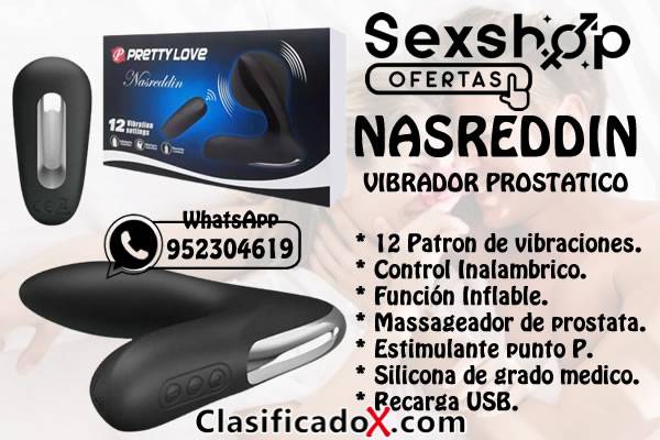 NASREDDIN VIBRATING PROSTATE MASSAGER EN SEXSHOP LINCE
