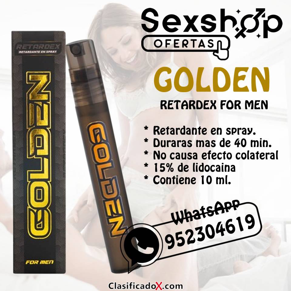 RETARDEX GOLDEN - SPRAY RETARDANTE SEXUAL EN SEXSHOP LINCE