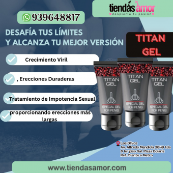 Titan Gel Original Para Hombres 50ml Gel Íntimo Estimulante