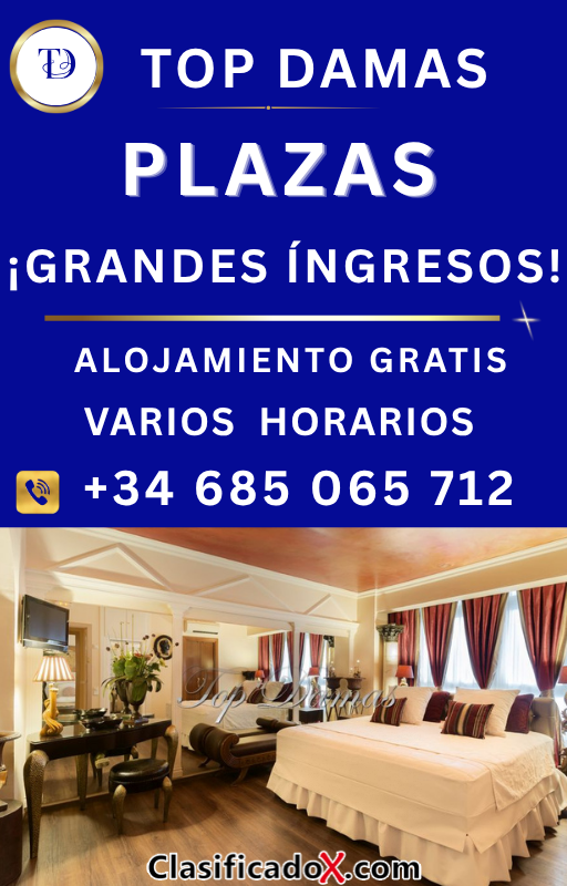 Plaza disponibles, altos ingresos