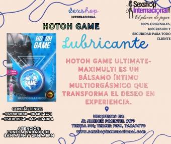HOTOH GAME POMADA EXITANTE QUE AUMENTA EL PLACER