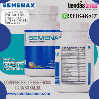 SEMENAX SUPLEMENTO ENCARGADO DE AUMENTAR EL VOLUMEN DEL SEMEN