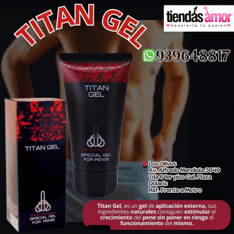 Gel íntimo Titan para hombres 50 ml