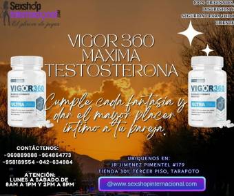 POTENCIADOR SE XUAL TESTO360 MAXIMO RENDIMIENTO EN SAN MARTIN